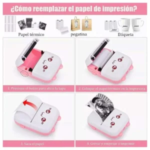 mini impresora térmica gatita bluetooth